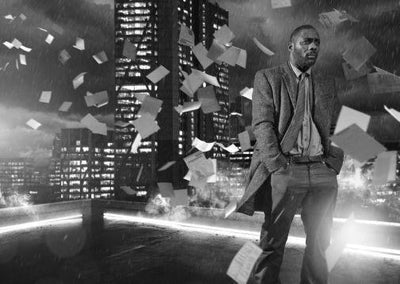 Luther Black and White Metal Poster Choose Style The Poster Depot