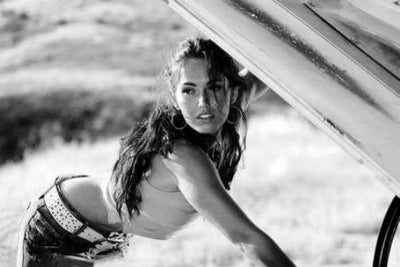 Megan Fox Poster Black and White Poster 27"x40" The Poster Depot