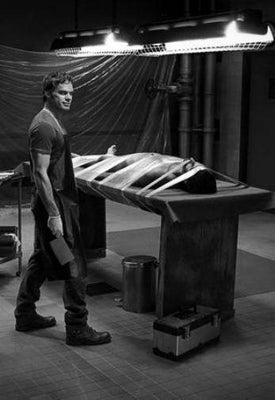 Michael C Hall Poster Black and White Poster 27"x40" The Poster Depot