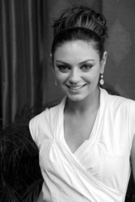 Mila Kunis Poster Black and White Mini Poster 11"x17" The Poster Depot