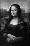 Mona Lisa poster tin Metal Print Wall Art