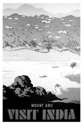 India Mount Abu Poster Black and White Poster 24x36 The Poster Depot