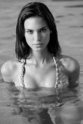 Odette Yustman poster Black and White poster for sale cheap United States USA