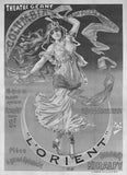 Vintage Showgirl Advertising Metal Poster Print 8in x 12in 12"x16" Black and White The Poster Depot