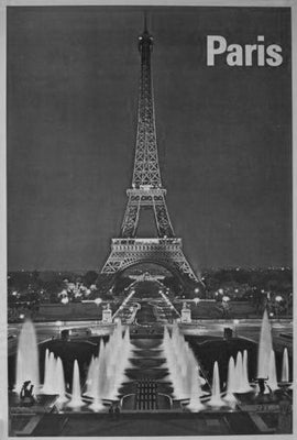Paris poster tin Metal Print Wall Art