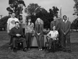 Parks And Recreation Metal Poster Print 8in x 12in 12"x16" Black and White The Poster Depot