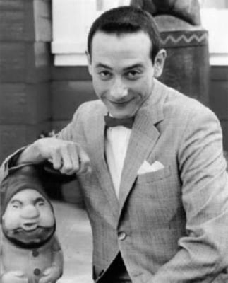 Pee Wee Herman Black and White Metal Poster Choose Style The Poster Depot