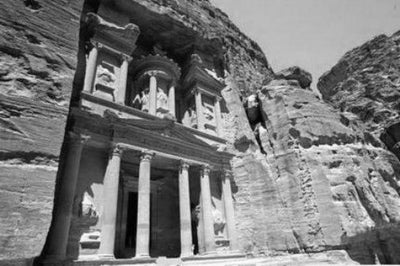 Petra poster Black and White poster for sale cheap United States USA