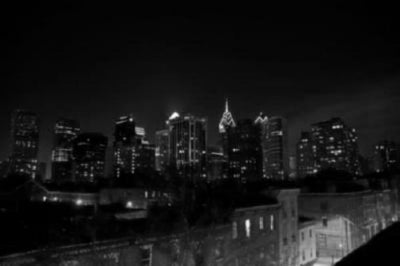Philadelphia Skyline Poster Black and White Poster 24x36 The Poster Depot