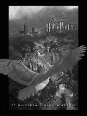 Potter World Theme Park black and white poster