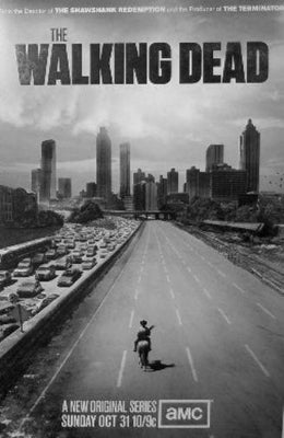 Walking Dead Black and White Metal Poster Choose Style The Poster Depot