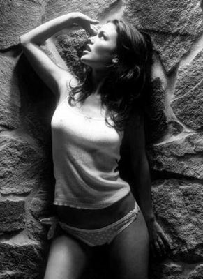Rachel Bilson black and white poster