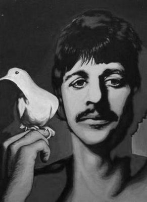 Ringo Starr Poster Black and White Poster 16x24 | The Poster Depot The Poster Depot