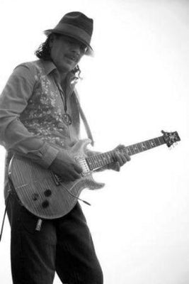 Santana Poster Black and White Poster 27"x40" The Poster Depot