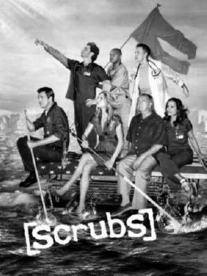 Scrubs poster tin Metal Print Wall Art