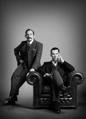 Sherlock Poster Black and White Poster 16x24 The Poster Depot