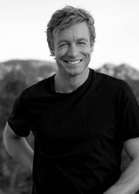 Simon Baker Poster Black and White Mini Poster 11"x17"