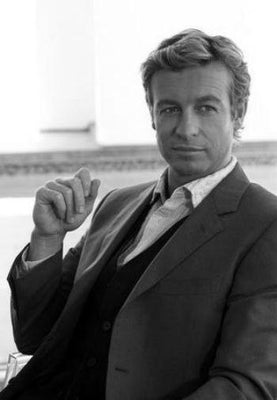 Simon Baker poster tin Metal Print Wall Art