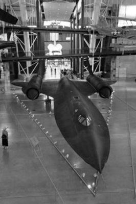 Sr71 Metal Poster Print 8in x 12in 12"x16" Black and White The Poster Depot
