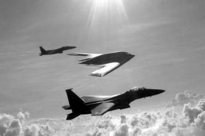 Stealth Bomber Poster Black and White Poster On Sale United States