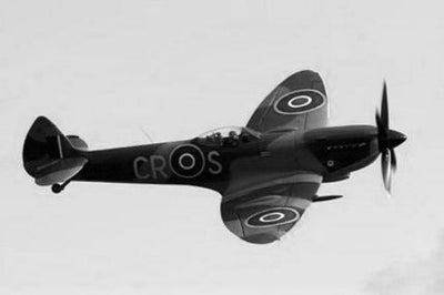 Super Marine Spitfire Mkxvi poster Black and White poster for sale cheap United States USA