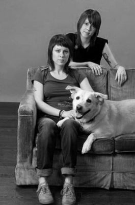 Tegan And Sara Poster Black and White Mini Poster 11"x17"
