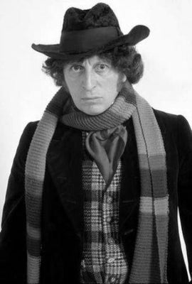 Tom Baker black and white poster