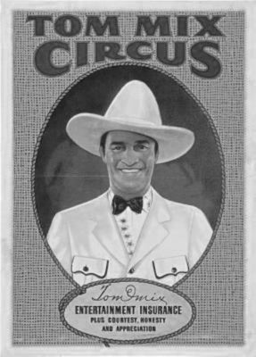 Tom Mix poster Black and White poster for sale cheap United States USA