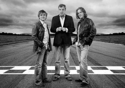 Top Gear black and white poster