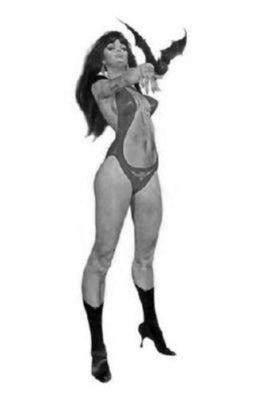 Vampirella Poster Black and White Poster On Sale United States