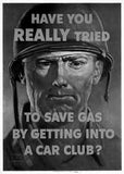 War Propaganda poster tin Metal Print Wall Art