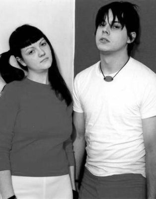 White Stripes poster tin Metal Print Wall Art