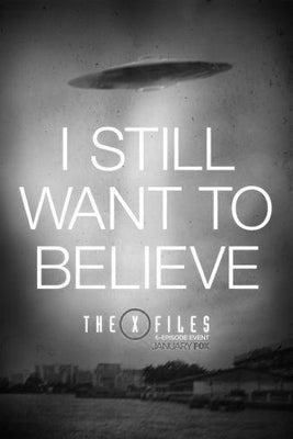 The XFiles black and white poster