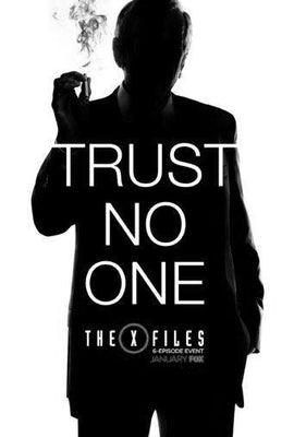 The XFiles black and white poster
