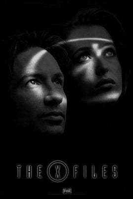 The XFiles black and white poster