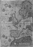 Antique Maps poster tin Metal Print Wall Art