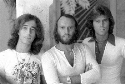 Bee Gees Metal Poster Print 8in x 12in 12"x16" Black and White The Poster Depot