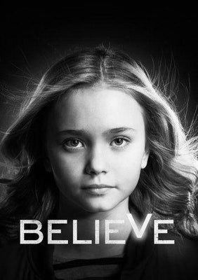 Believe poster tin Metal Print Wall Art