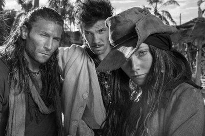 Black Sails black and white poster