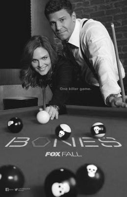 Bones Poster Black and White Poster 27"x40" The Poster Depot
