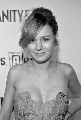 Brie Larson poster tin Metal Print Wall Art