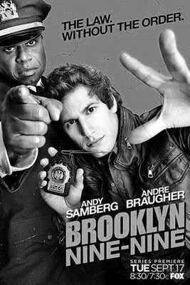 Brooklyn Nine Nine Poster Black and White Poster 16x24 The Poster Depot