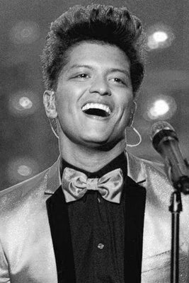 Bruno Mars poster tin Metal Print Wall Art