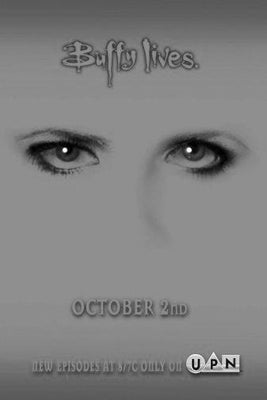 Buffy The Vampire Slayer black and white poster