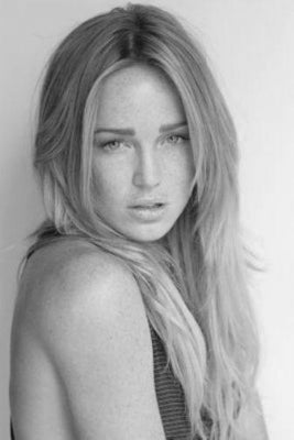Caity Lotz Metal Poster Print 8in x 12in 12"x16" Black and White The Poster Depot