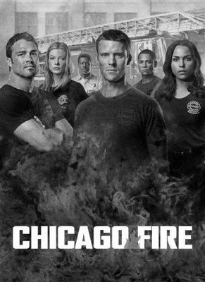 Chicago Fire Poster Black and White Poster On Sale United States