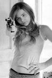 Chloe Moretz Metal Poster Print 8in x 12in 12"x16" Black and White The Poster Depot