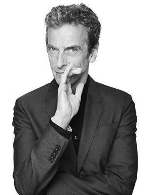 Peter Capaldi Poster Black and White Poster 24x36 The Poster Depot