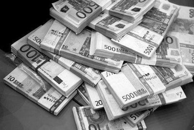 Money Black and White Metal Poster Choose Style The Poster Depot