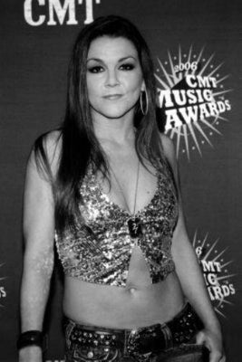 Gretchen Wilson black and white poster
